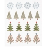Stickers Winter Forest 6 pages 138 pc/ blue