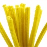 Pipe Cleaners, thickness 6 mm, yellow, 50pcs