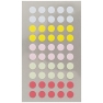 Office Stickers, Pastel Dots 8mm
