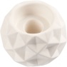 Candle Holder d-8cm, h-8cm white