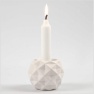 Candle Holder d-8cm, h-8cm white