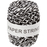 Paper String, 50m/ black/white