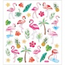 Stickers Flamingos , sheet 15x16,5 cm