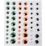 Googly eyes, d: 6+8+10+12+15mm, 54pcs