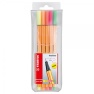 Fineliner Stabilo, 6pcs/neon