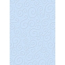 Embossed Card Milano A4 light blue
