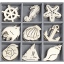 Wooden decoration  45pcs