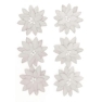 Self-Adhesive Flowers, white