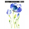 Fabric Transfer, watercolor tulip