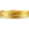 Aluminium wire 2mm 5m light gold