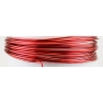 Aluminium wire 2mm 5m red