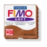 Polümeersavi FIMO Soft 57g, karamellipruun