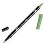 Calligraphy marker Tombow double nib, dark olive