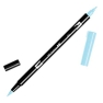 Calligraphy marker Tombow double nib, sky blue