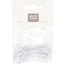 Elastic Band 1mmx5m, white