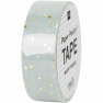 Disainteip Hot Foil 15mmx10m/ Mint-gold dots