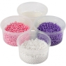 Pearl Clay 3x25g, white, purple, pink