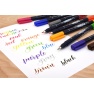 Calligraphy marker Tombow Fudenosuke, purple