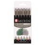 Tindipliiatsid Pigma Micron 01, Basic 6 tooni