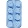 Silicone Mould, hole size 40x45 mm, 25 ml, small cakes, 1pc