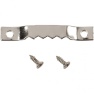 Bracket, 5x40mm, silver, 10pcs