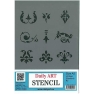 Stencil A5 Vintage Elements #2