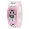 Paper Tape 15mmx10m/ Jardin Japonais Lucky Cat