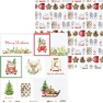 Scrapbook paper 30x30cm, Christmas Treats 05