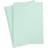 Coloured card A4 pastel-green 210gr, 10pcs