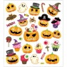 Stickers, sheet 15x16,5 cm, Halloween pumpikn