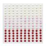 Self-Adhesive Pearls 4mm, 150pcs, red