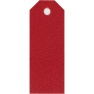 Manilla Tags, red, size 3x8 cm, 220 g, 20pcs