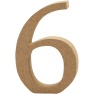 Number väike MDF h-8cm/ 6