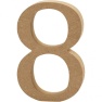 Number väike MDF h-8cm/ 8