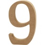 Number väike MDF h-8cm/ 9