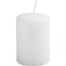 Candle  d-4cm h-6cm, white