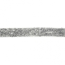 Decorative ribbon w: 10mm silver 5m
