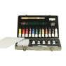  Acrylic paint Set - Studio Acrylics metal atelier case