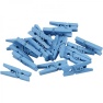 Mini Clothes peg 25x3mm 36pcs/ blue