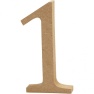 Number väike MDF h-8cm/ 1