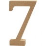 Number väike MDF h-8cm/ 7